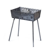 Мангал чемодан раскладной 2 мм на 8 шампуров