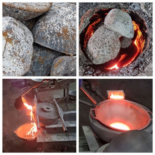 Казан чугунный с крышкой сковородой 15л гриль узбекский Maysternya