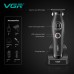 Триммер VGR V-880T BLACK – зовнішній роторний мотор, MIM-леза та док-станція для ідеального контуру