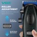 Машинка для стрижки VGR V-887C BLACK – 9000 об/хв, LED-дисплей, 6 насадок, до 250 хв роботи