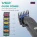 Машинка для стрижки VGR V-887C BLACK – 9000 об/хв, LED-дисплей, 6 насадок, до 250 хв роботи