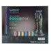 Машинка для стрижки VGR V-887C BLACK – 9000 об/хв, LED-дисплей, 6 насадок, до 250 хв роботи
