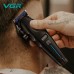 Машинка для стрижки VGR V-887C BLACK – 9000 об/хв, LED-дисплей, 6 насадок, до 250 хв роботи