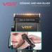 	Машинка для стрижки VGR V-199 BLACK – LED-дисплей, 5 режимів швидкості, 6 насадок, до 180 хв роботи