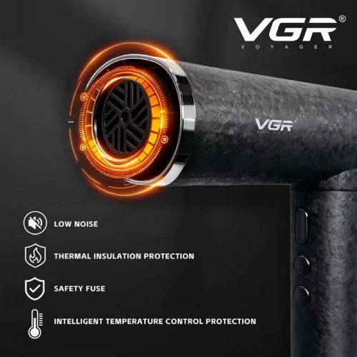 Професійний фен для волосся VGR V-640HD із BLDC-мотором та іонізацією