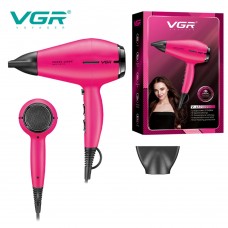 Професійний фен для волосся VGR V-457 PINK 2400W з AC-мотором та знімним фільтром