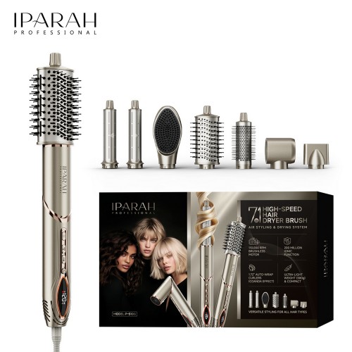 Фен-стайлер IPARAH 7 в 1 P-510G SILVER