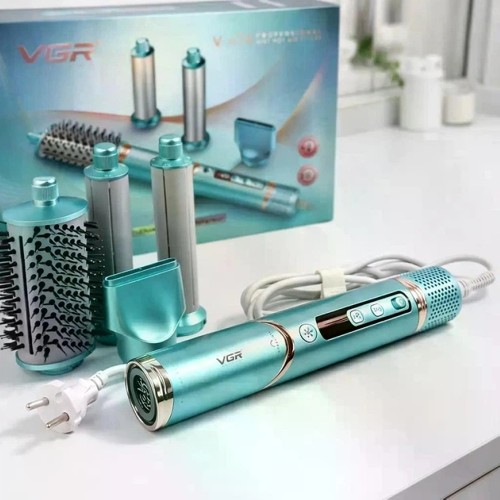 Фен-стайлер VGR 7 в 1 V-477 GREEN Professional