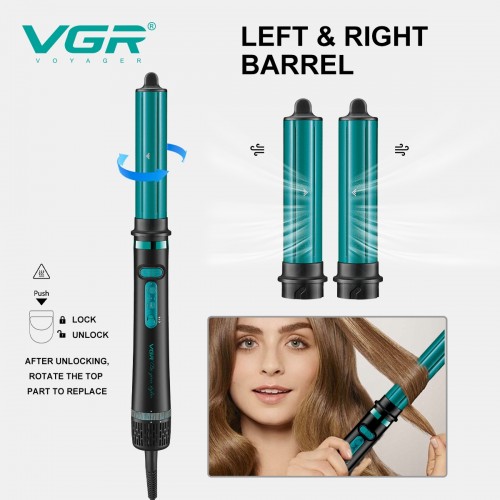 Фен-стайлер VGR 5 в 1 V-475 BLACK Professional