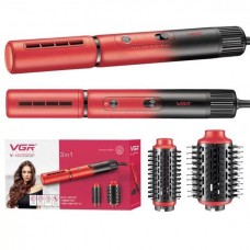 Фен-стайлер VGR 3 в 1 V-489 RED Professional (1100-1300 Вт, 3 насадки)