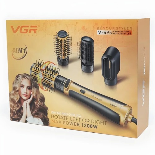 Фен-стайлер VGR 4 в 1 V-495 GOLD