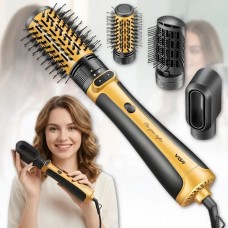 Фен-стайлер VGR 4 в 1 V-495 GOLD (1200 Вт, іонізація, 4 насадки, обертання насадок)