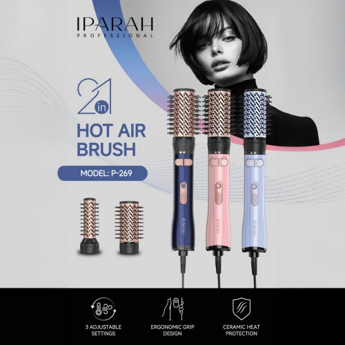 Фен-стайлер IPARAH 2 в 1 P-269B DARK BLUE Фен-стайлер IPARAH 2 в 1 P-269B DARK BLUE