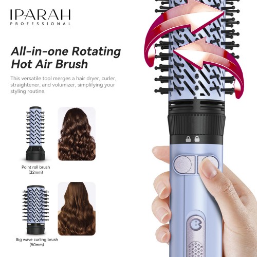 Фен-стайлер IPARAH 2 в 1 P-269B DARK BLUE Фен-стайлер IPARAH 2 в 1 P-269B DARK BLUE