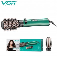 Фен-стайлер VGR 2 в 1 V-498 GREEN Professional (1000–1200 Вт, кераміка, обертання, 2 насадки)
