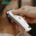 Машинка для стрижки (clipper) VGR V-880C Чорна, 11 насадок, док-станція