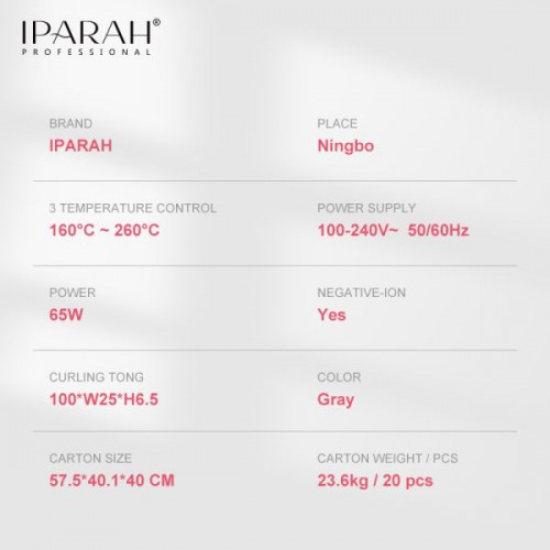 Выпрямитель для волос IPARAH P-112 Выпрямитель для волос IPARAH P-112